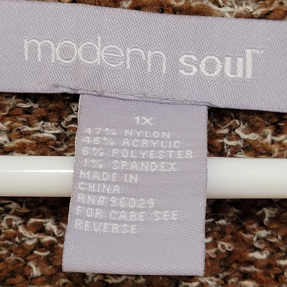 Modern Soul cardigan Womens 1x - Picture 5 of 7